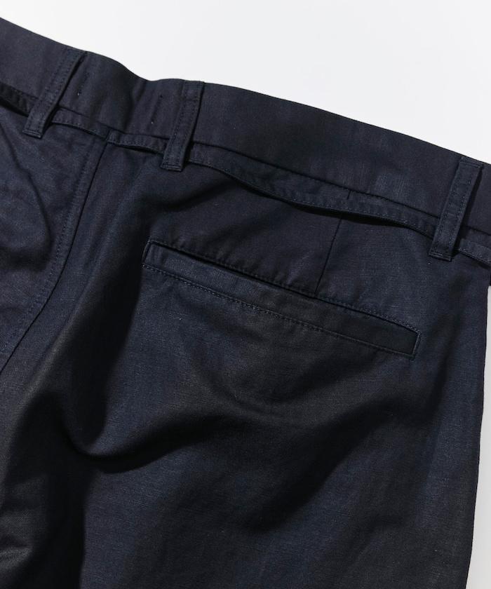 Cotton Linen 2 Tuck 斜紋褲