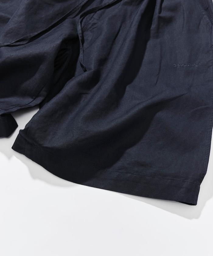 Cotton Linen 2 Tuck Chino Shorts