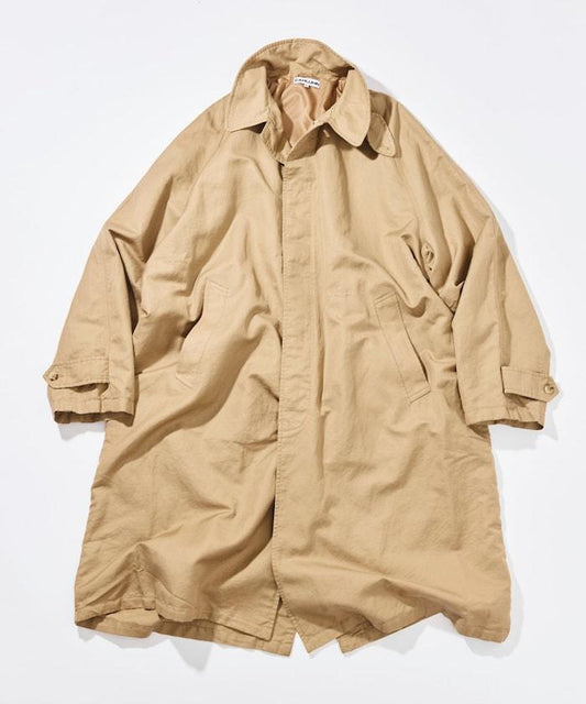Cotton Linen Balmacaan 大衣