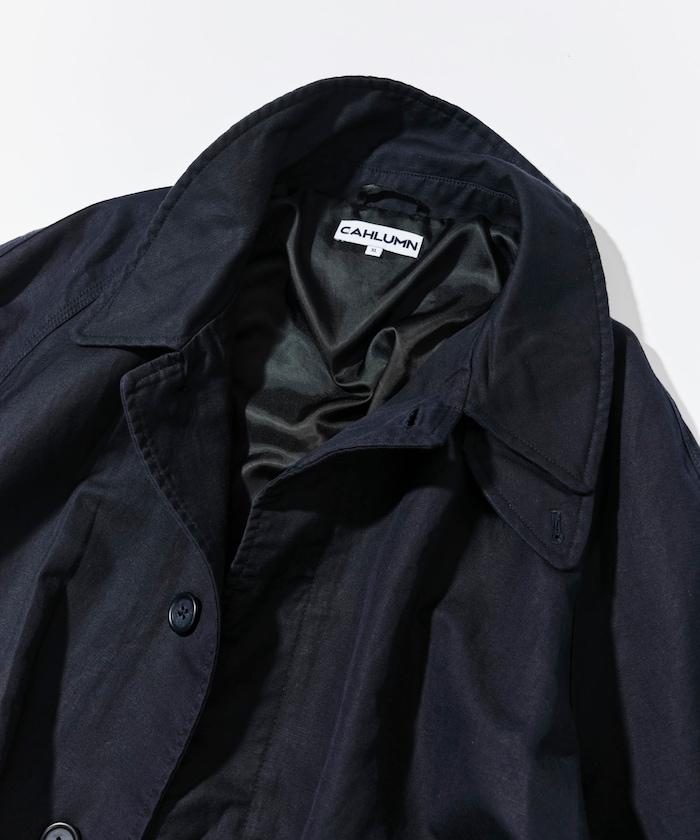 Cotton Linen Balmacaan 大衣