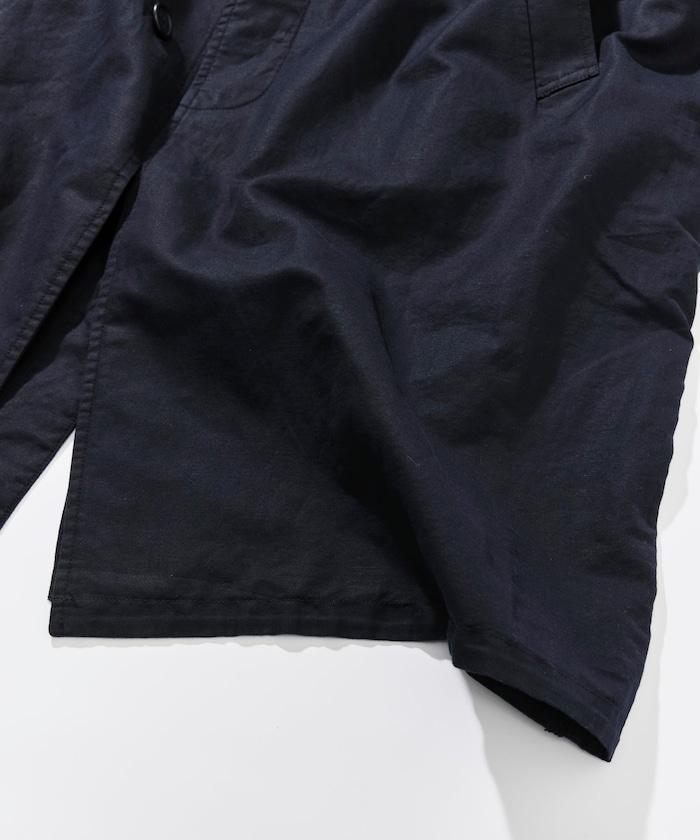 Cotton Linen Balmacaan 大衣