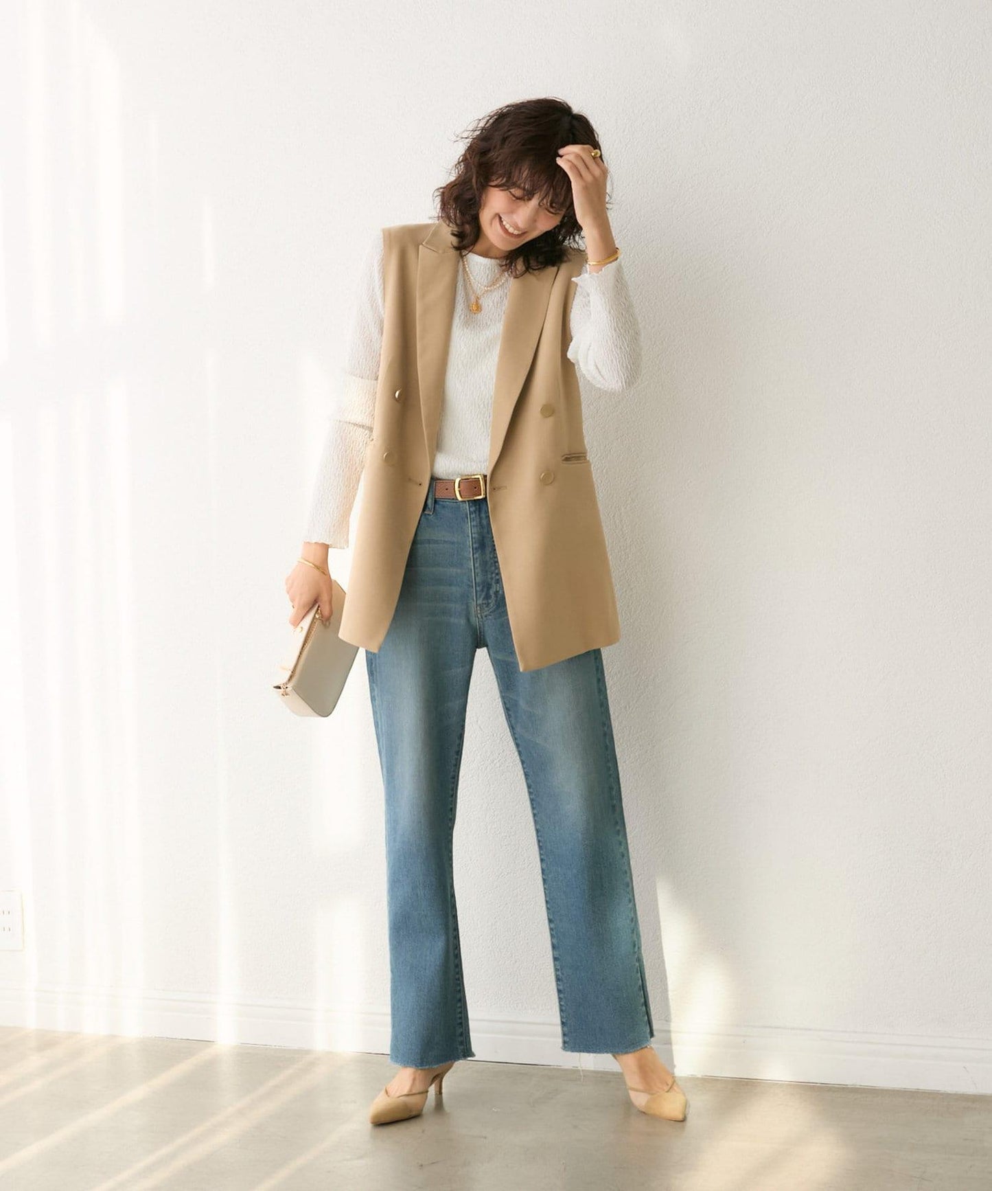 stretch slitDENIM 牛仔褲