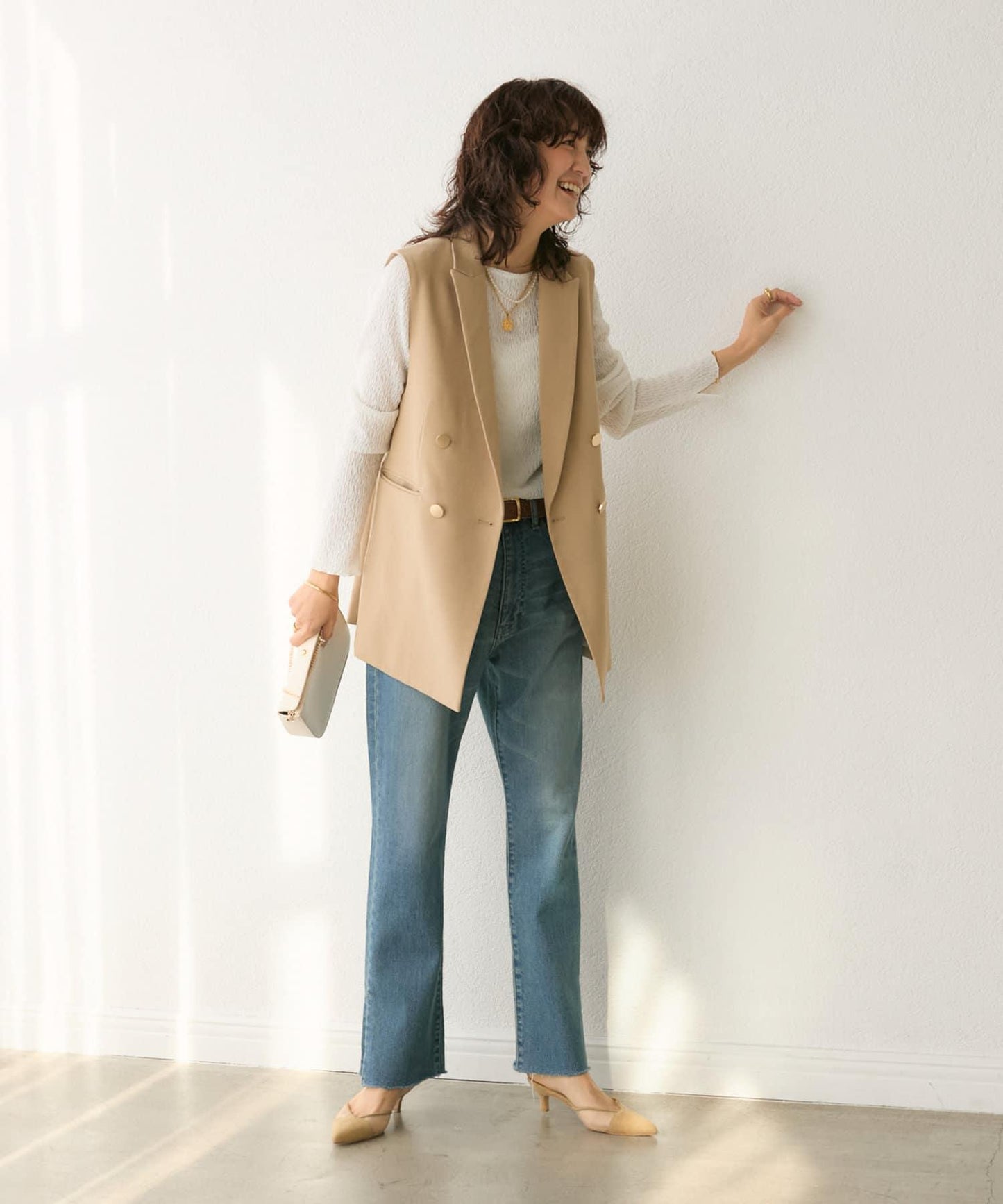 stretch slitDENIM 牛仔褲