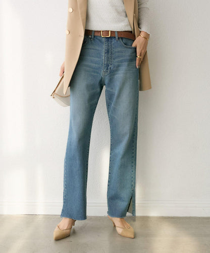 stretch slitDENIM 牛仔褲