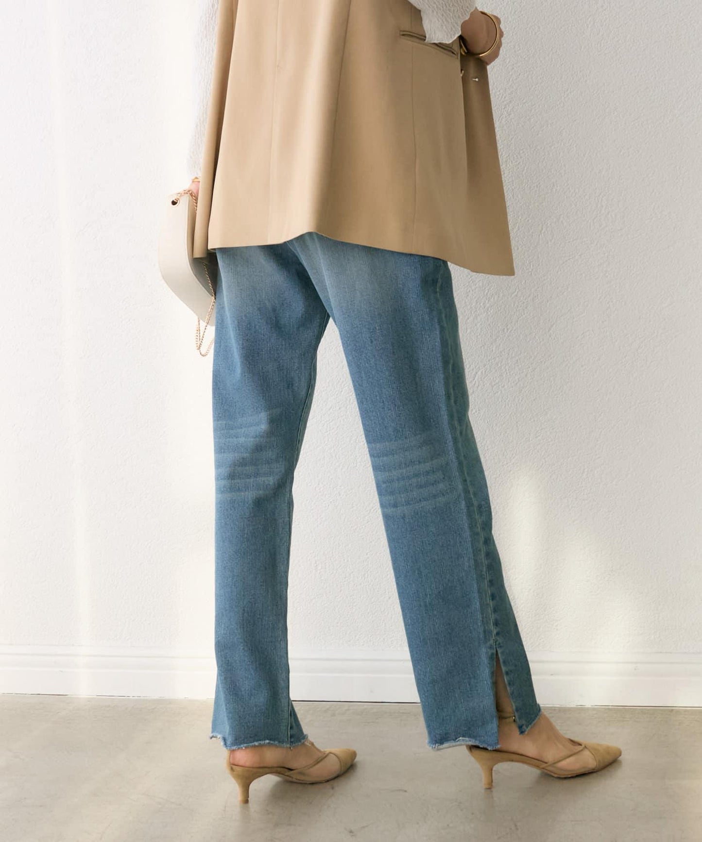 stretch slitDENIM 牛仔褲