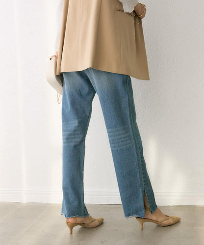 stretch slitDENIM 牛仔褲