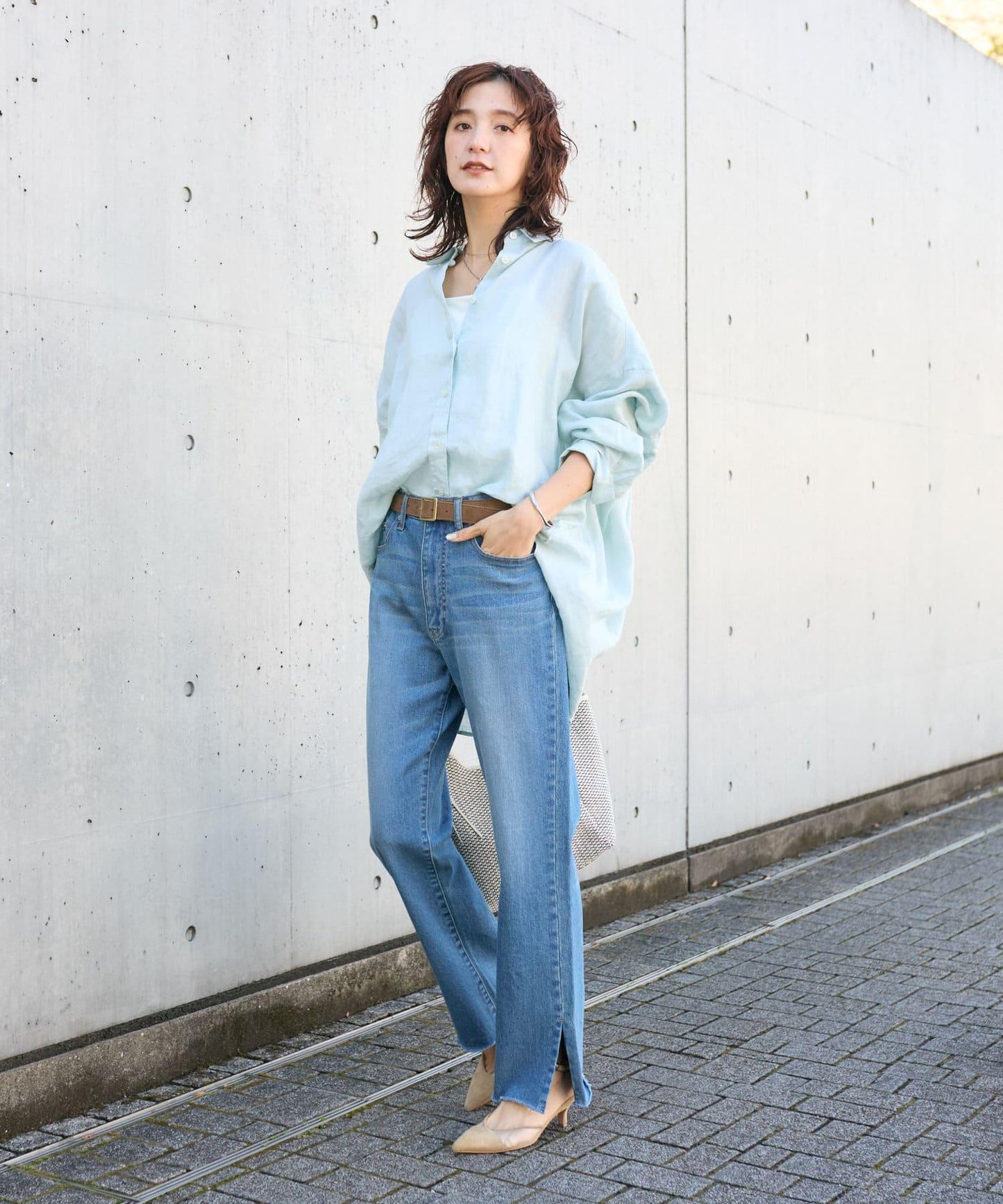 stretch slitDENIM 牛仔褲