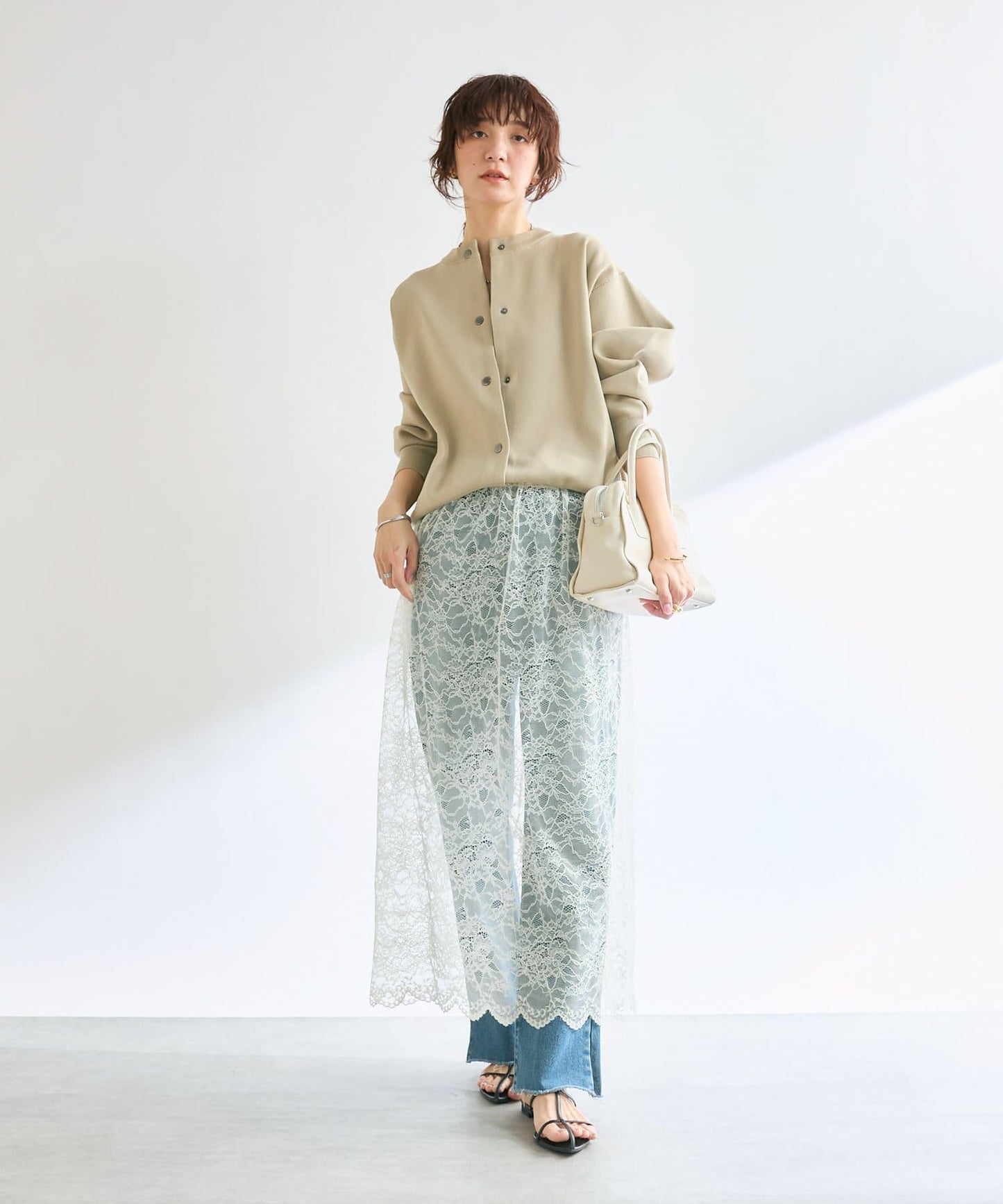 stretch slitDENIM 牛仔褲