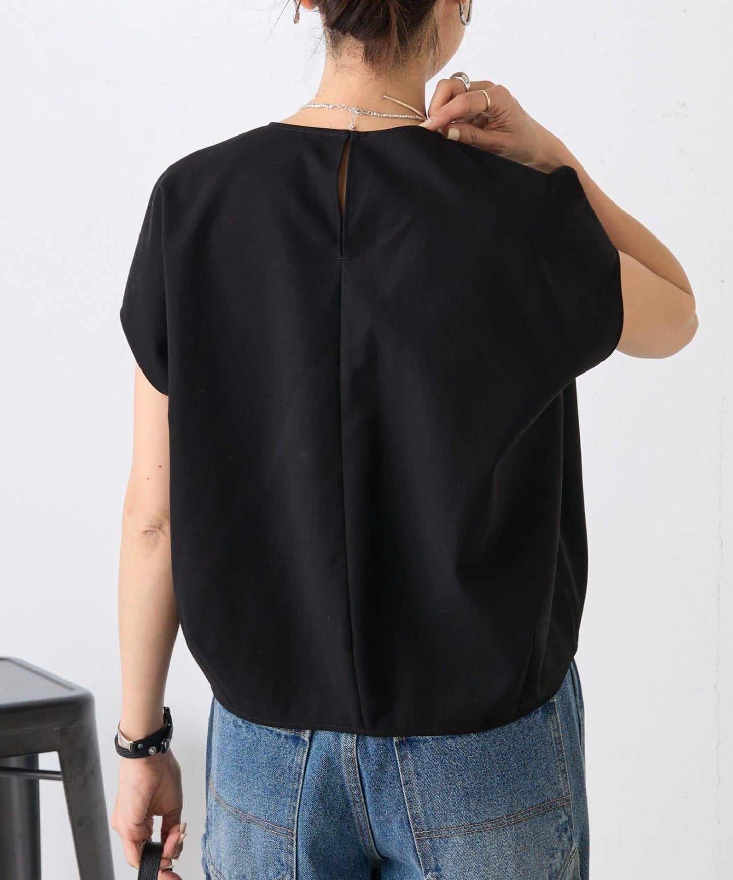 繭形法式設計襯衫