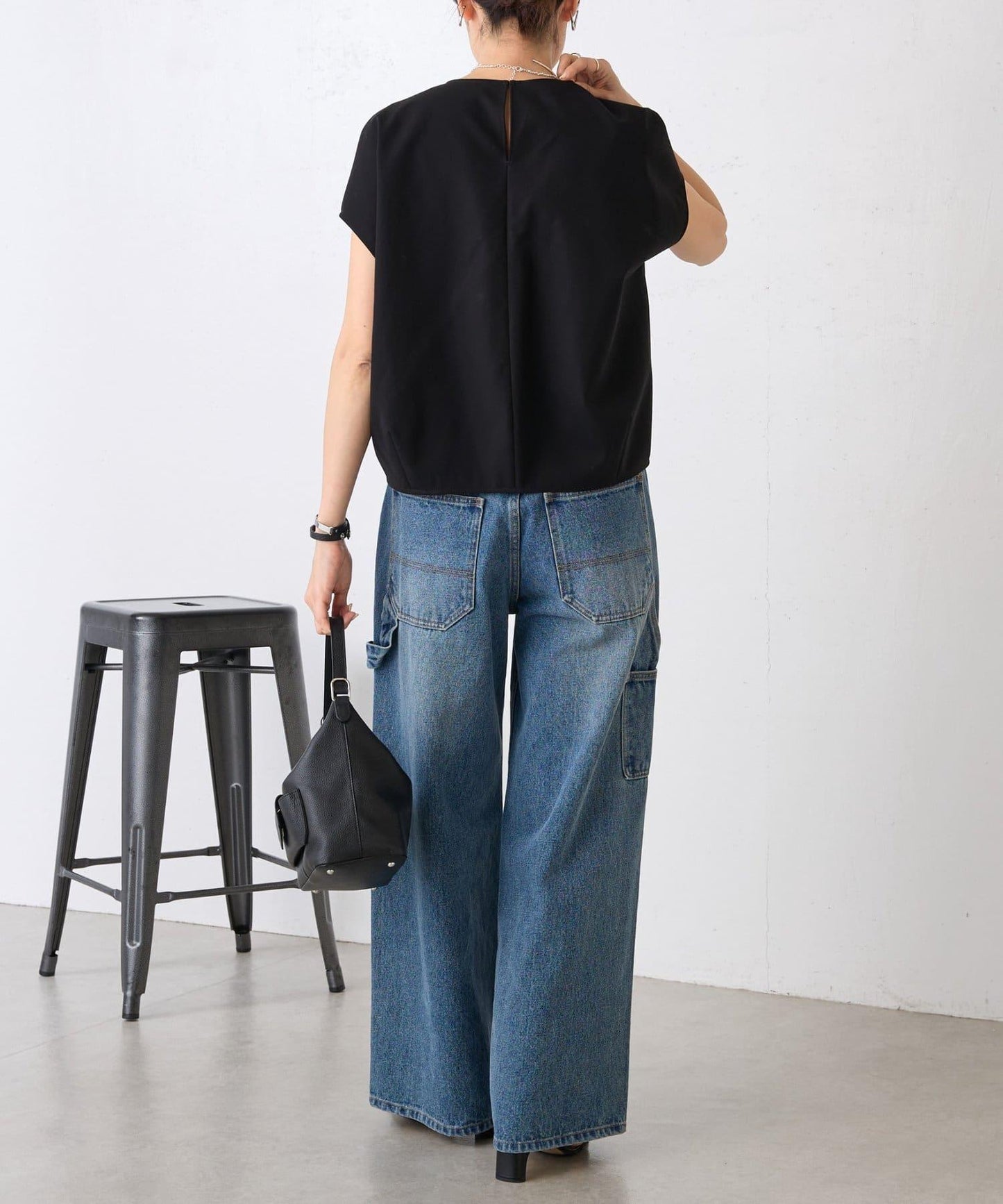 繭形法式設計襯衫