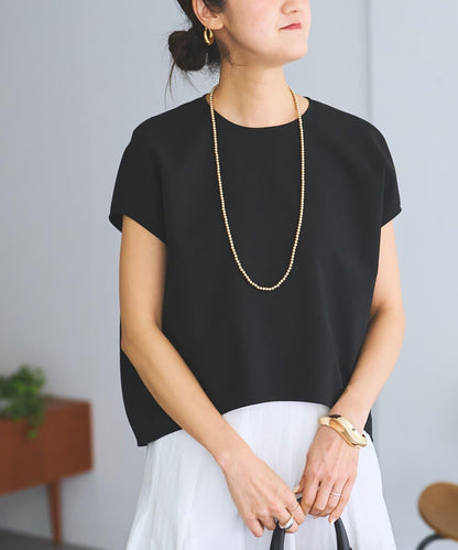 繭形法式設計襯衫