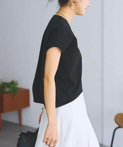 繭形法式設計襯衫