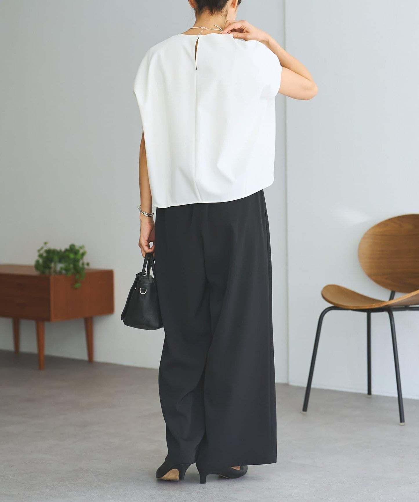 繭形法式設計襯衫