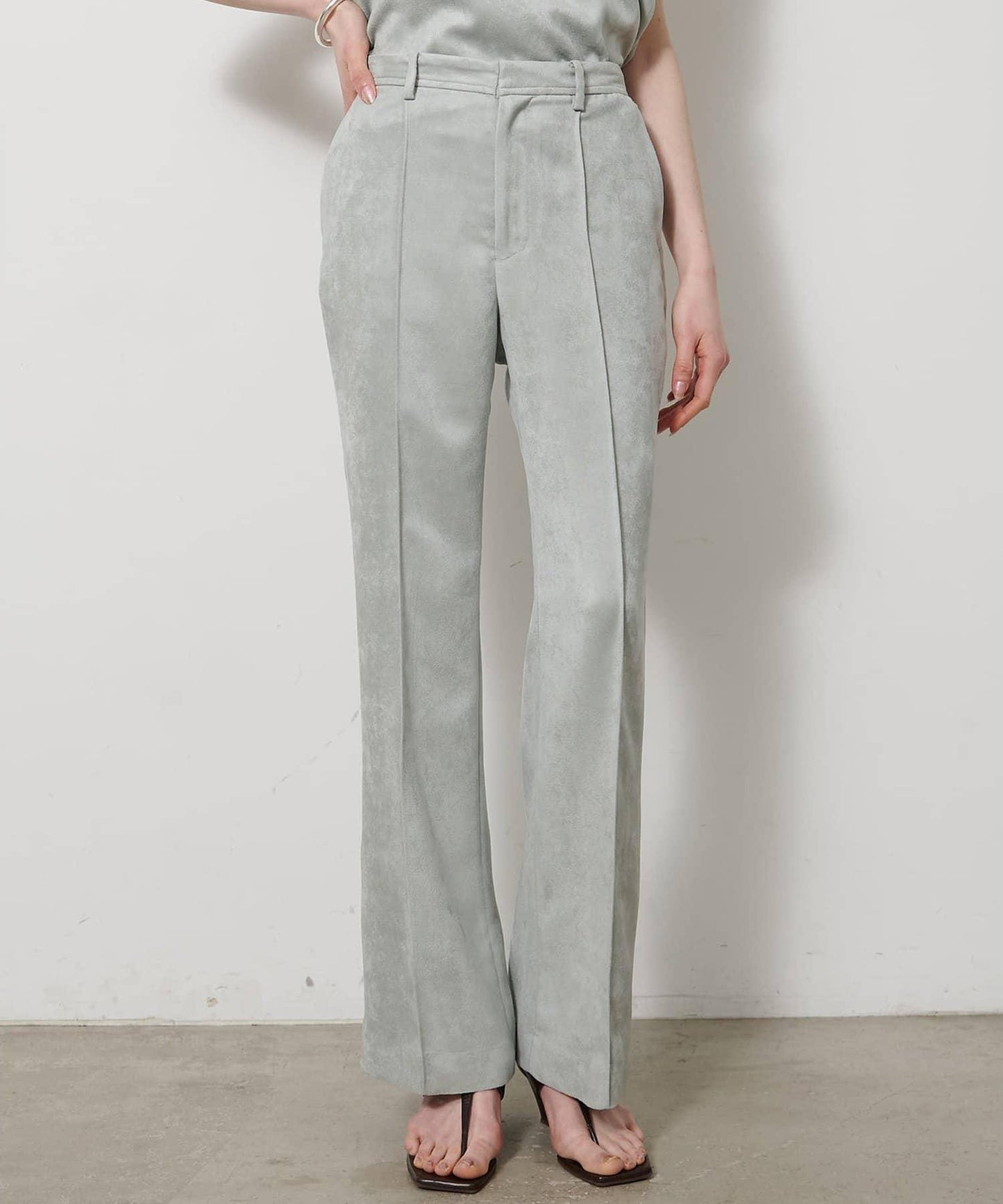 Drawing Numbers 仿麂皮褲子