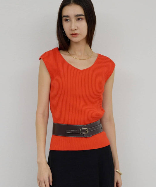 隨機羅紋 針織上衣