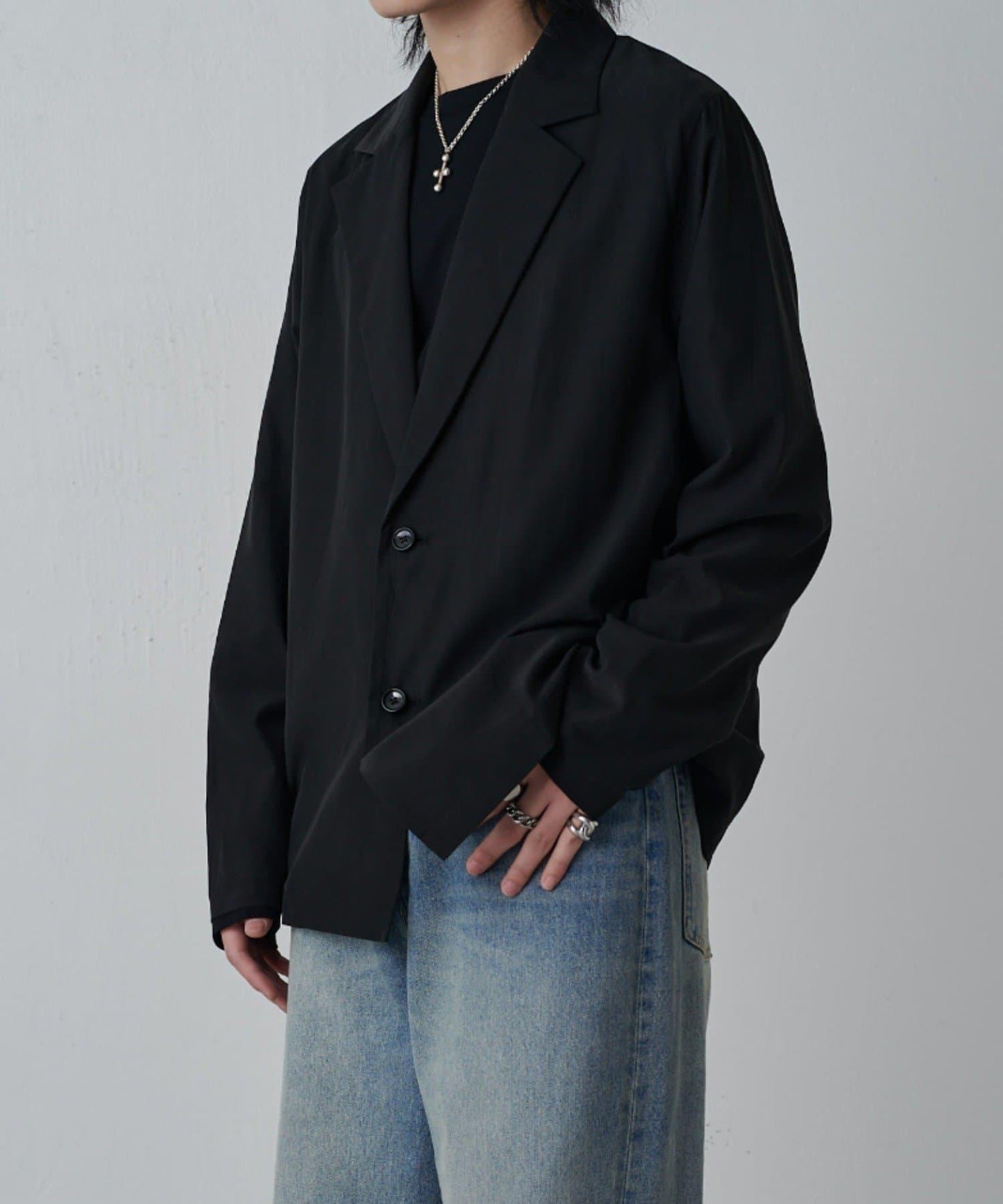 銅氨混紡襯衫夾克