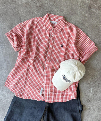 U.S. POLO ASSN. 泡泡紗短袖襯衫
