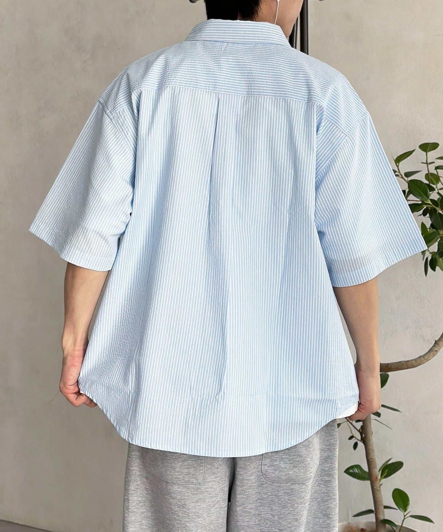 U.S. POLO ASSN. 泡泡紗短袖襯衫