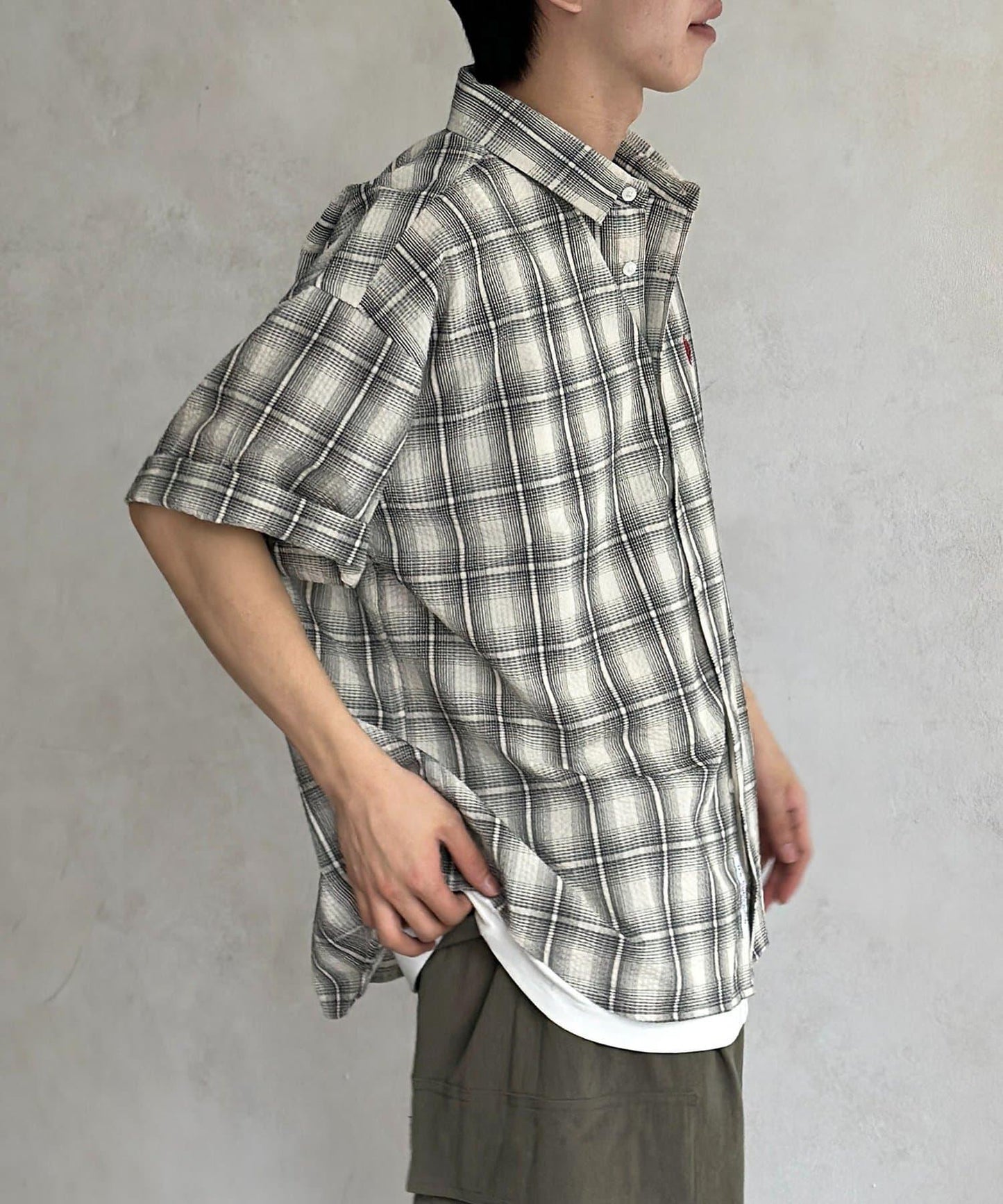 U.S. POLO ASSN. 泡泡紗短袖襯衫