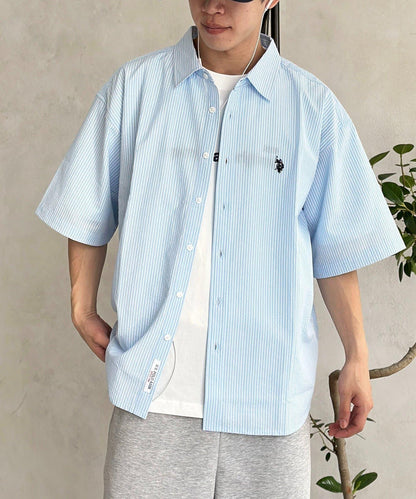U.S. POLO ASSN. 泡泡紗短袖襯衫
