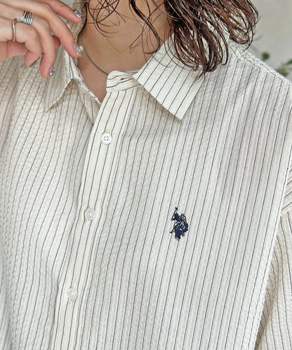 U.S. POLO ASSN. 泡泡紗短袖襯衫