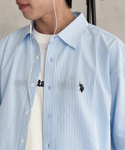 U.S. POLO ASSN. 泡泡紗短袖襯衫
