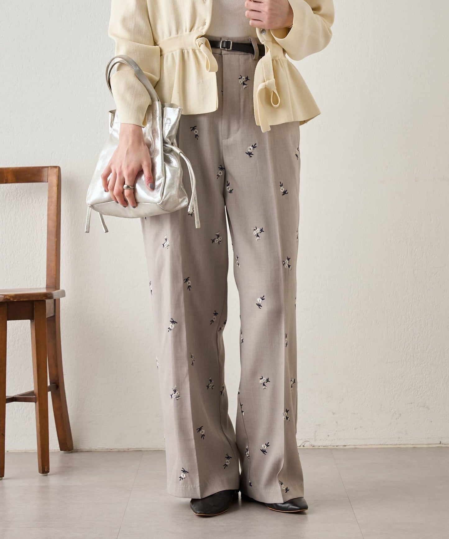 SHENERY 刺繡 西裝褲