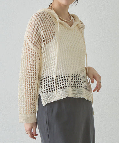 SHENERY WASHI 鏤空針織上衣