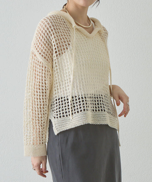 SHENERY WASHI 鏤空針織上衣
