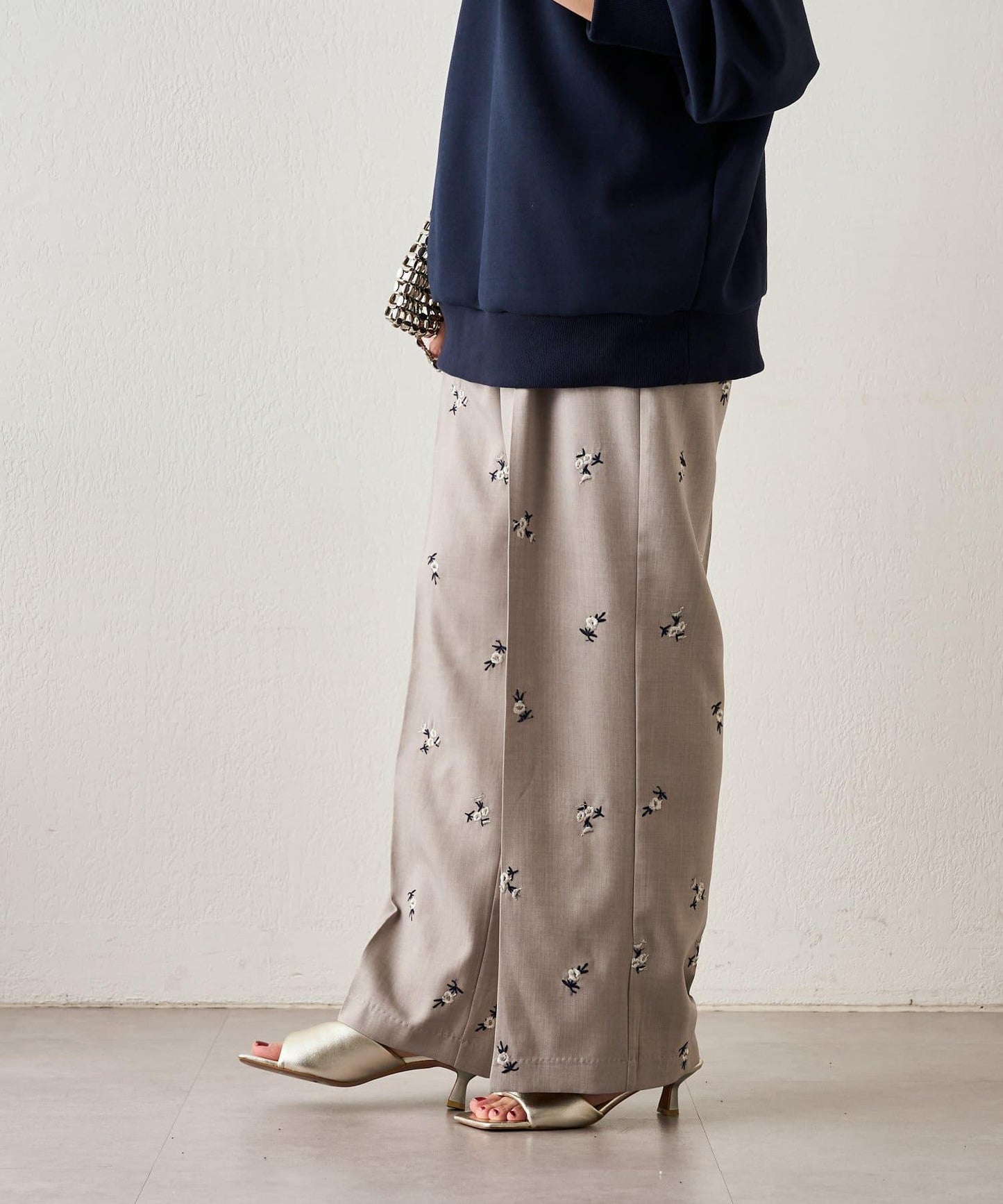 SHENERY 刺繡 西裝褲