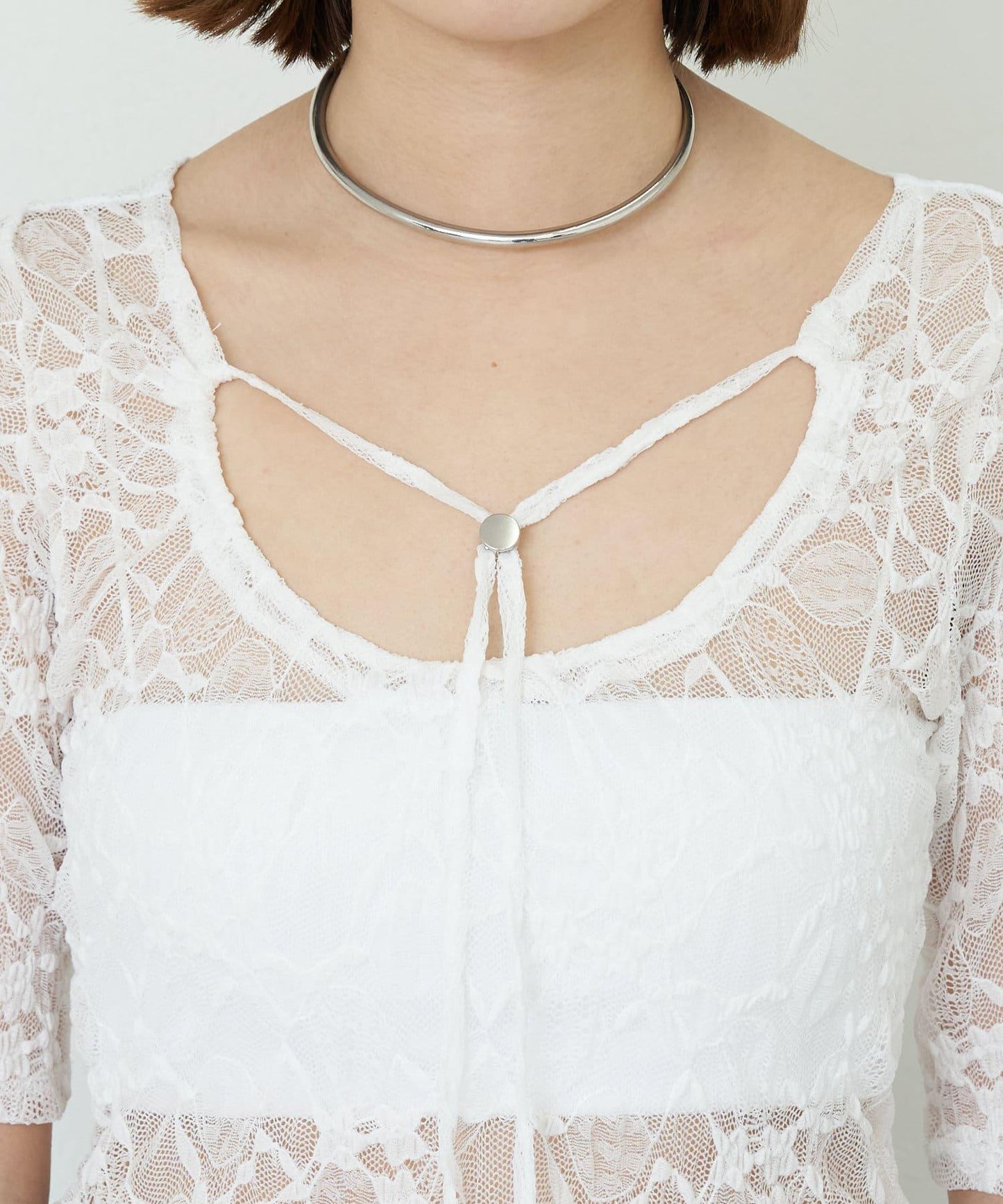 SHENERY 2WAY蕾絲上衣