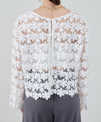 SHENERY 可兩穿 鉤針蕾絲 上衣