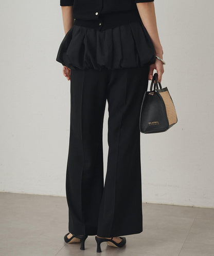 Loungedress 輕量微喇褲子