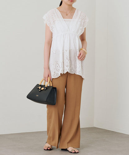 Loungedress 輕量微喇褲子