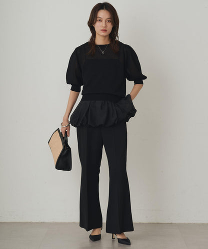 Loungedress 輕量微喇褲子