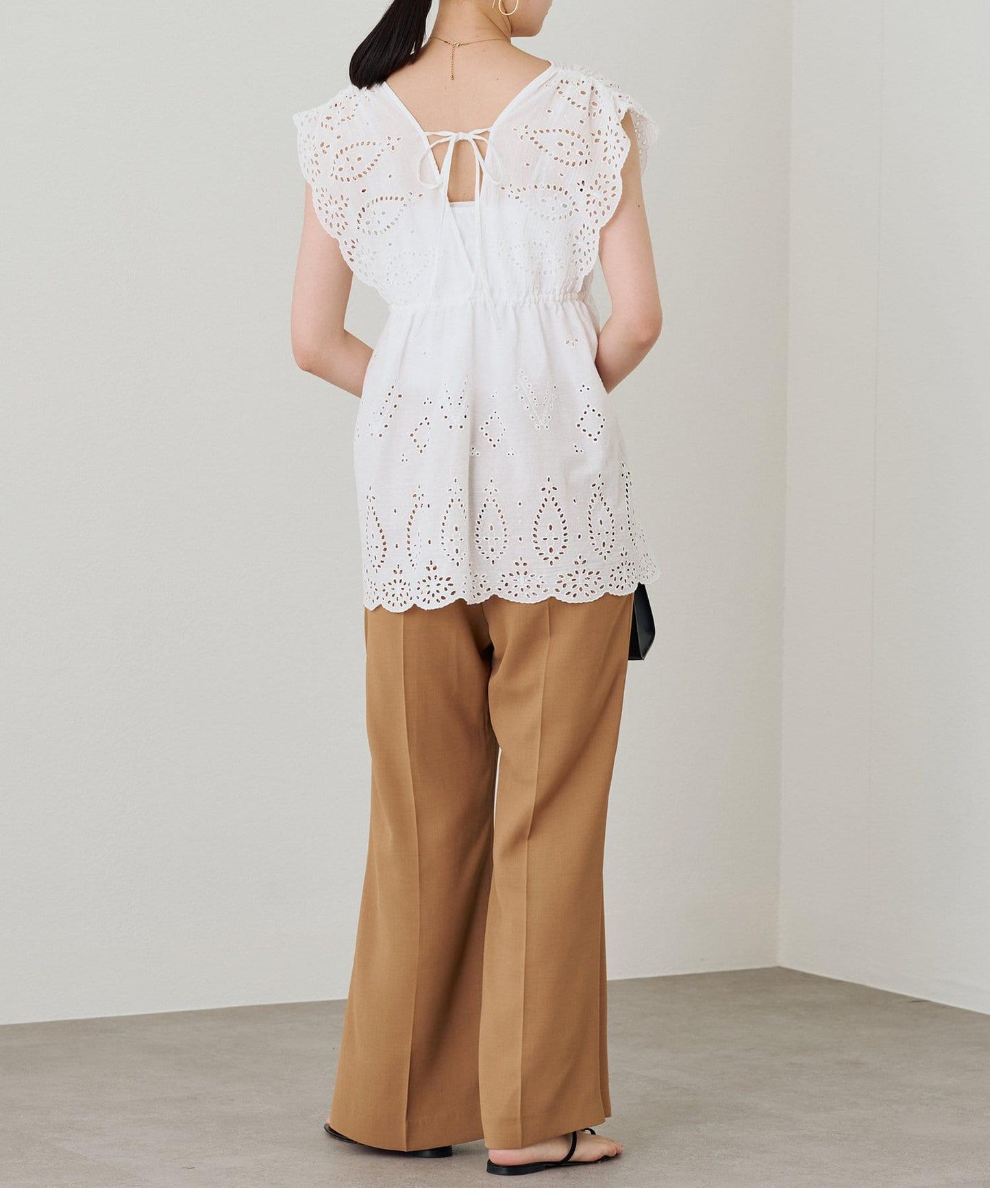 Loungedress 輕量微喇褲子