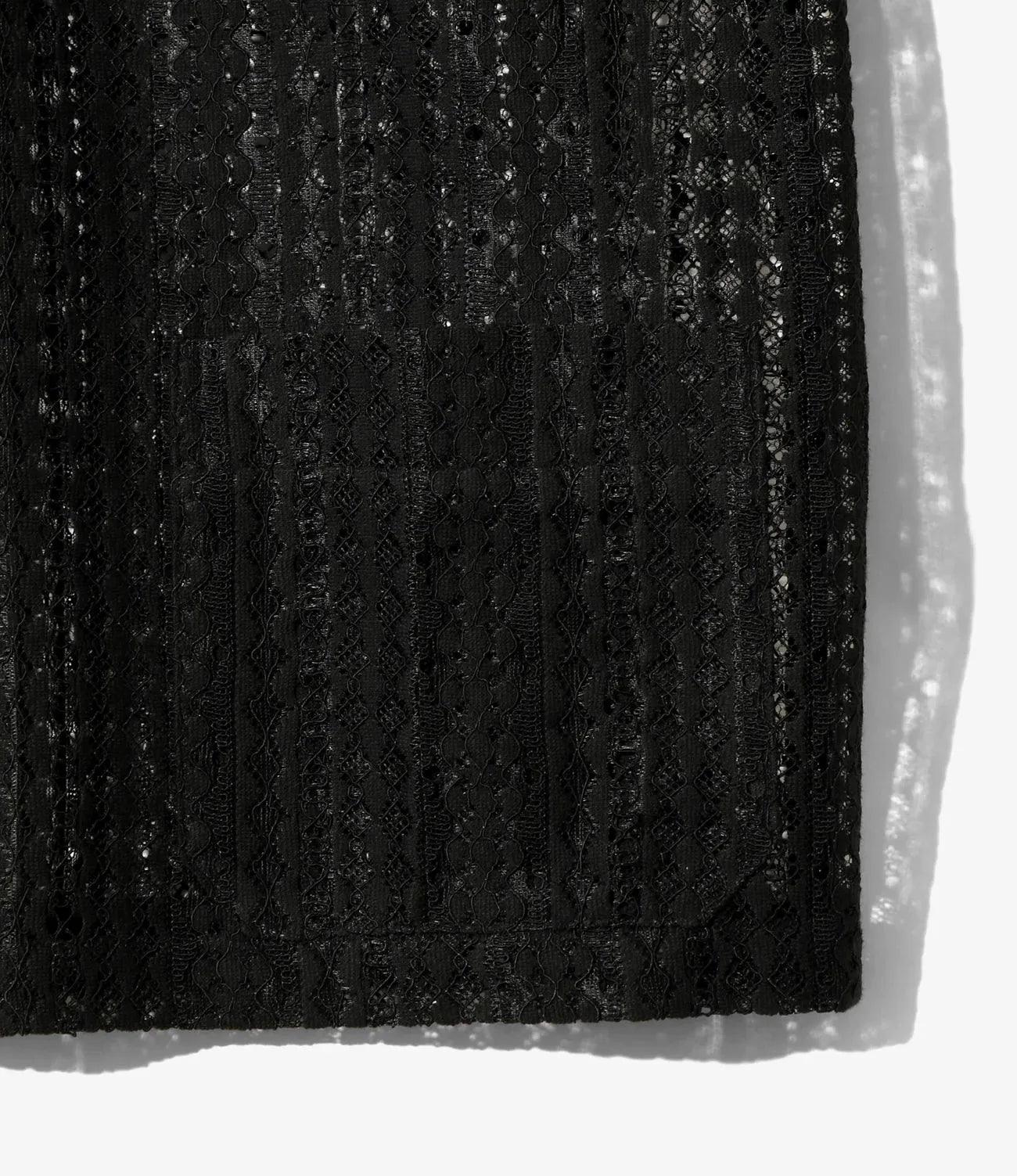 拉舍爾蕾絲 短袖寬角領 Needles S/S Widespread Collar Shirt - Raschel Lace 襯衫