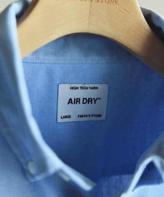 高功能材質 DRY HIGH TECHYARN 牛津紡 紐扣領 吸水速幹 短袖襯衫
