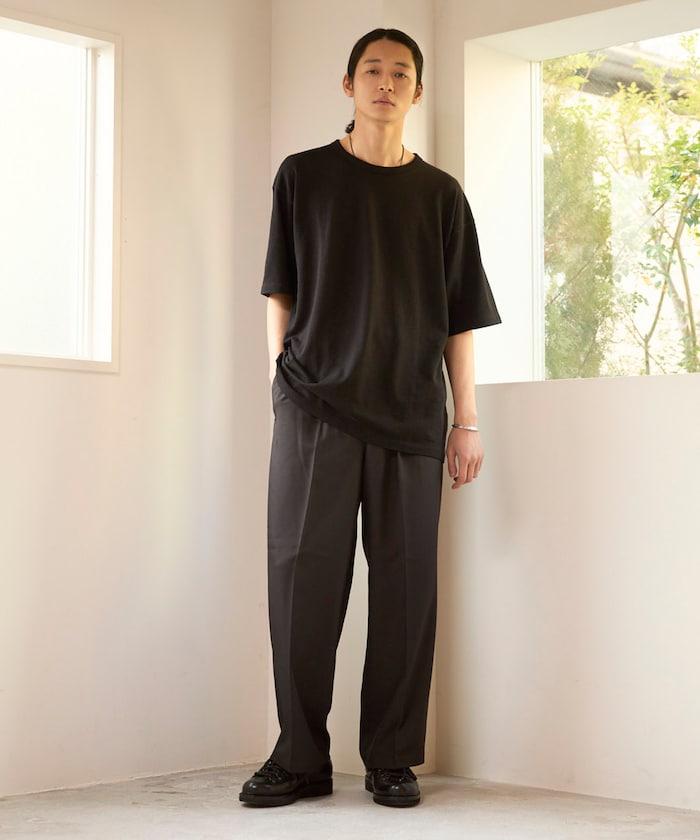 SUPER MERINO WOOL×INKEEP 圓領 短袖 T恤