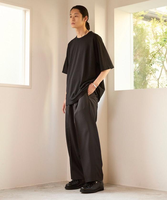 SUPER MERINO WOOL×INKEEP 圓領 短袖 T恤