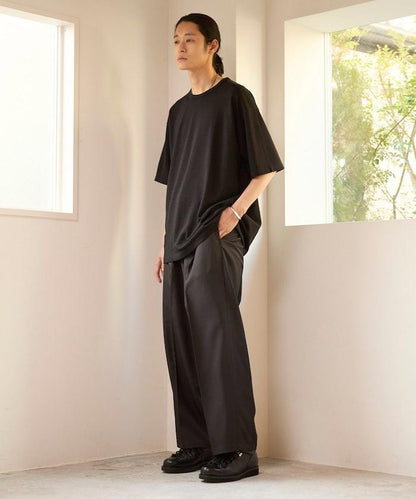 SUPER MERINO WOOL×INKEEP 圓領 短袖 T恤