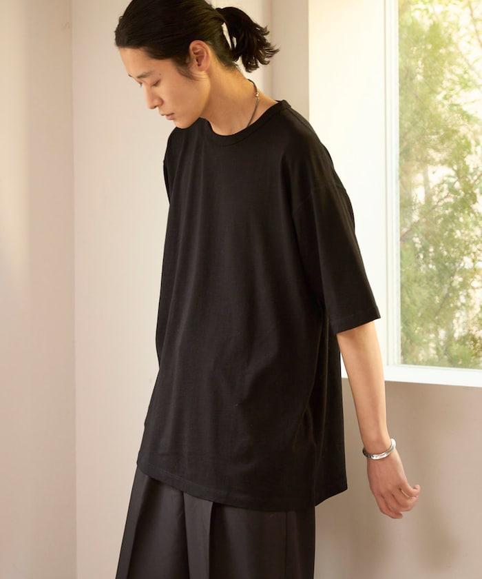 SUPER MERINO WOOL×INKEEP 圓領 短袖 T恤