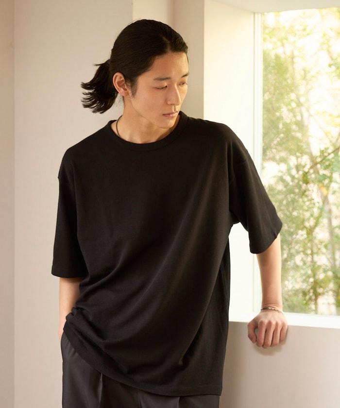 SUPER MERINO WOOL×INKEEP 圓領 短袖 T恤