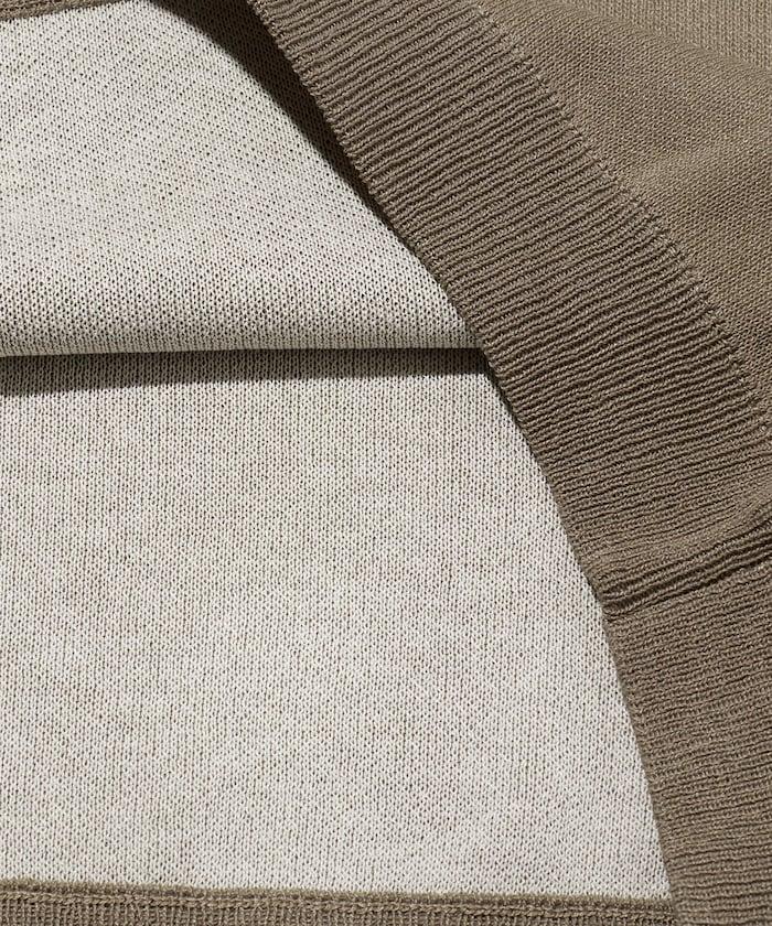 COOL TOUCH 雙面配色 polo領 接觸冷感 針織套頭衫