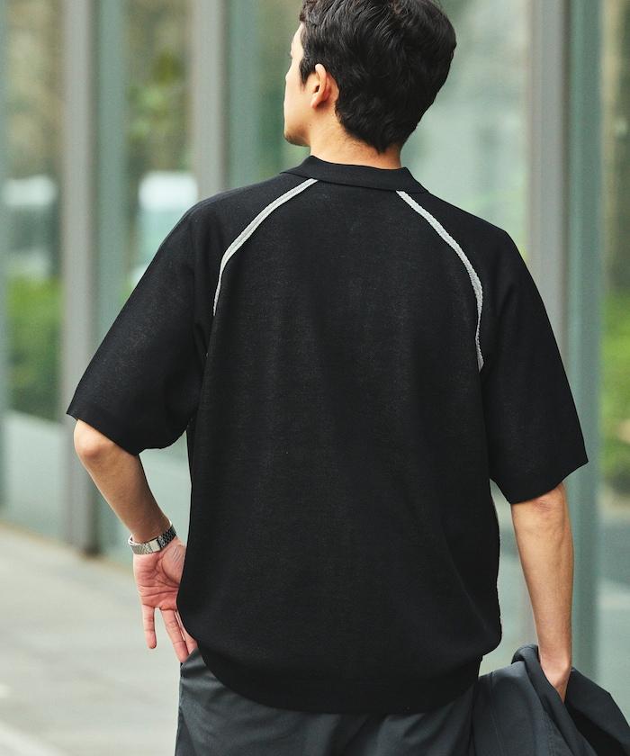 COOL TOUCH 雙面配色 polo領 接觸冷感 針織套頭衫