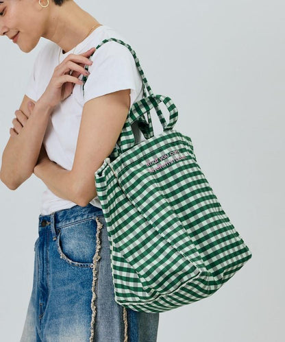 格紋設計 2WAY托特包