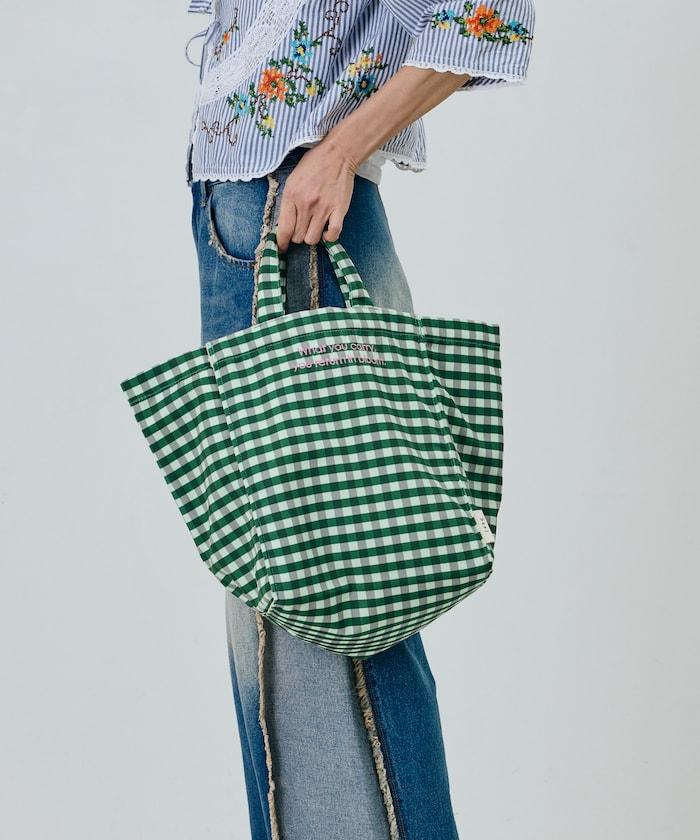 格紋設計 2WAY托特包