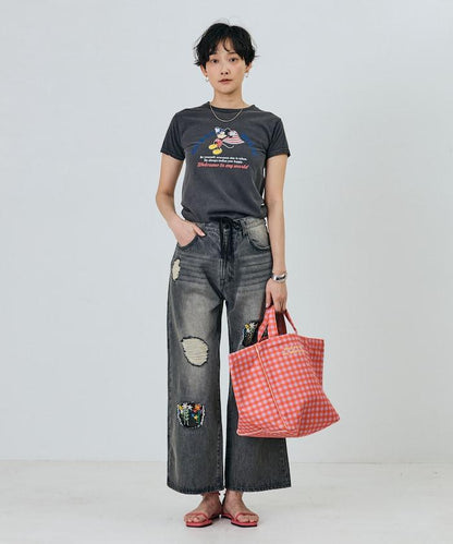 格紋設計 2WAY托特包