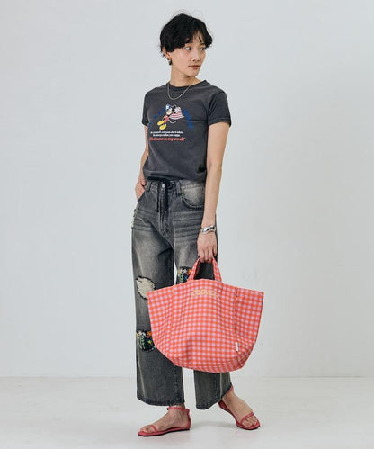 格紋設計 2WAY托特包