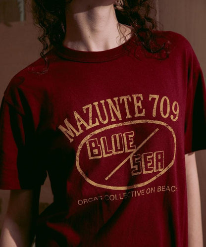 Used Essence PRINT 印花T恤